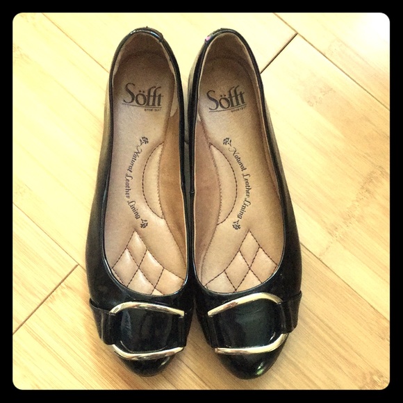 Sofft Patent Leather Ballet Flats - Picture 1 of 8